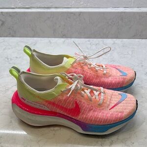 Nike Invincible Run 3 Pink and Blue Sneakers